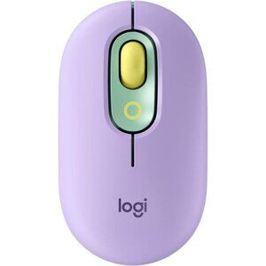 Wireless Bluetooth Mouse Silent Click Compact Mint Green Emoji Button for Laptop